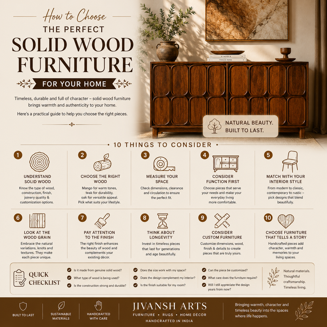 How to Choose the Perfect Solid Wood Furniture for Your Home