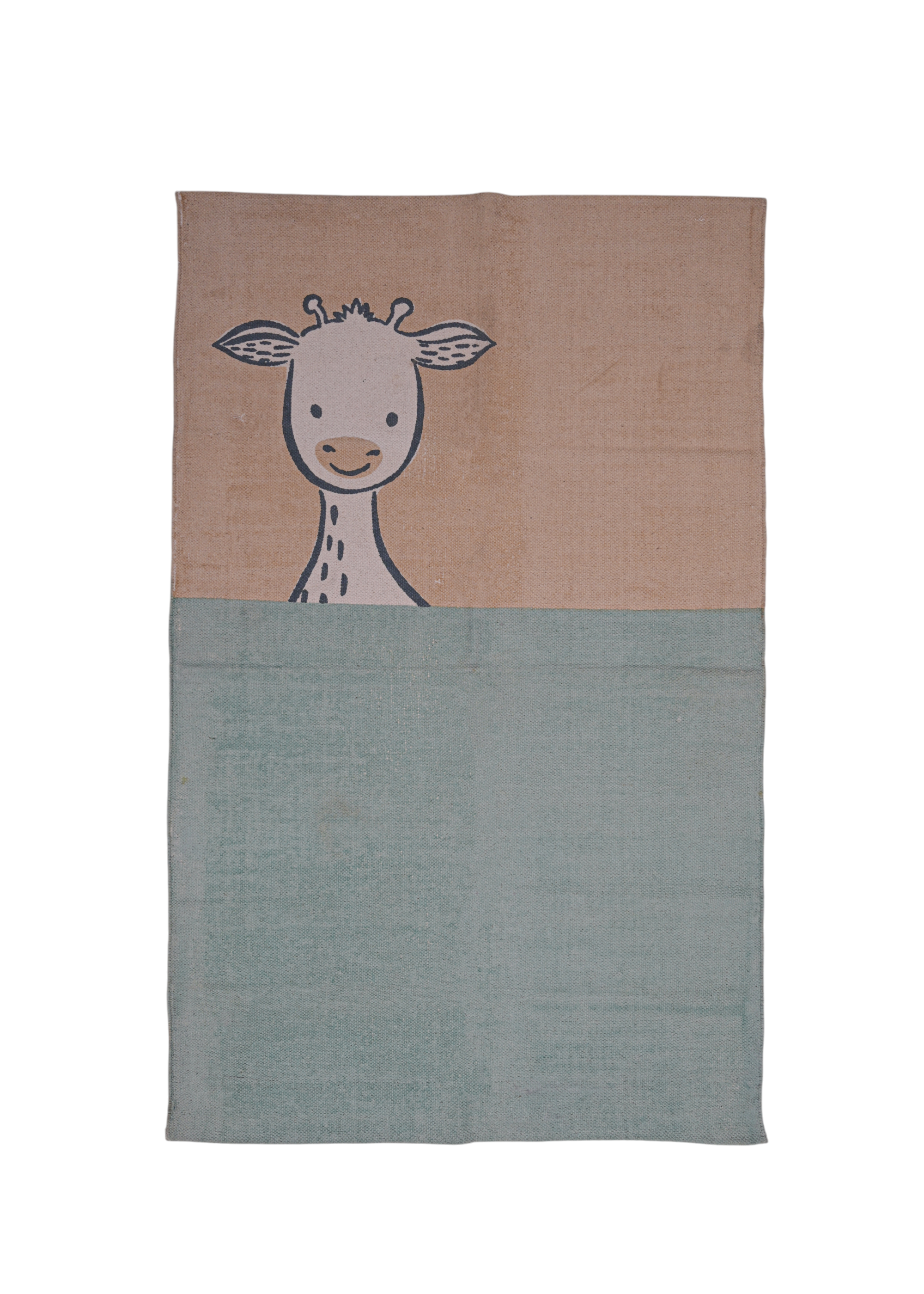 Verdant Bloom Cotton Printed Rug