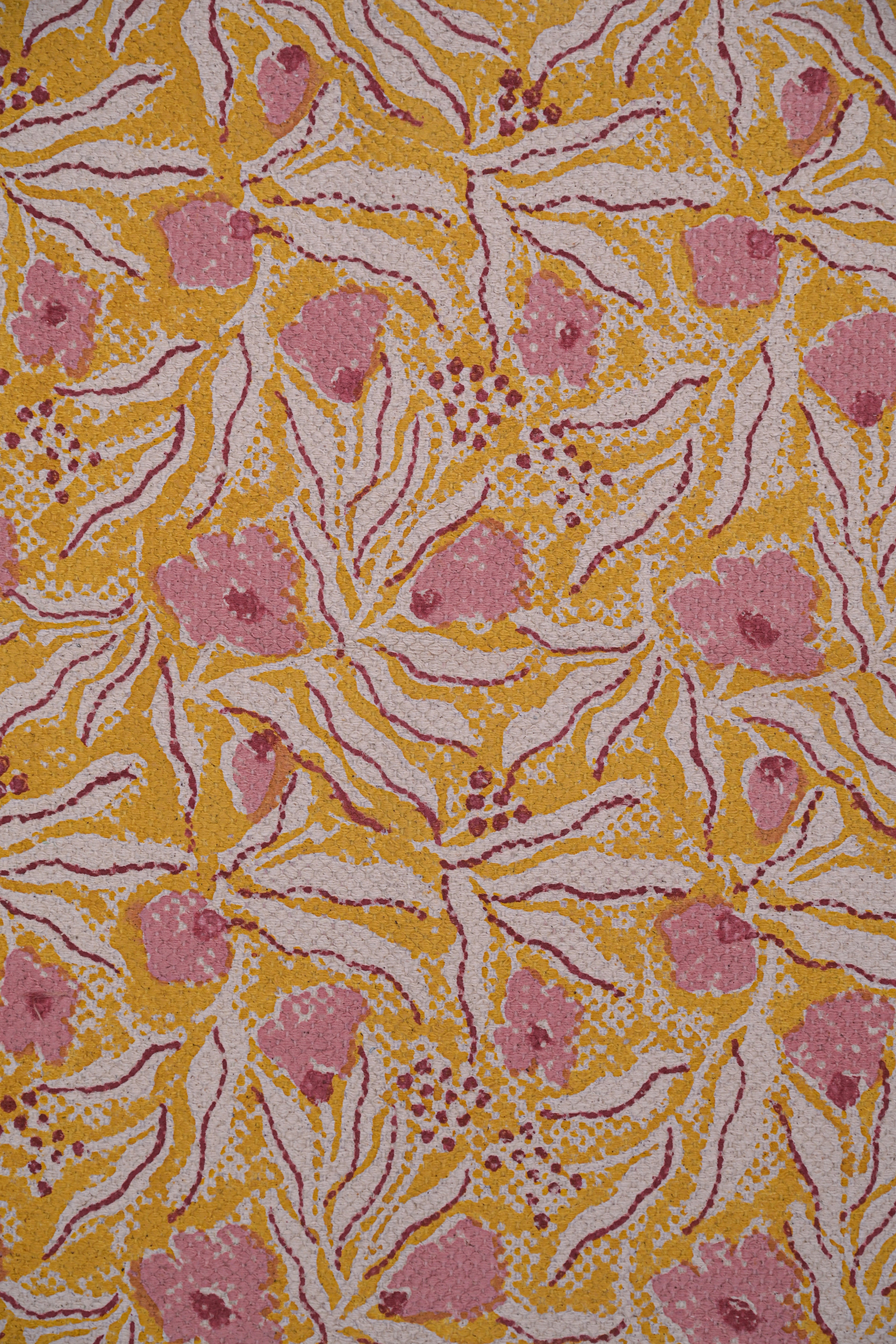 Sunblossom Garden Cotton Printed Rug