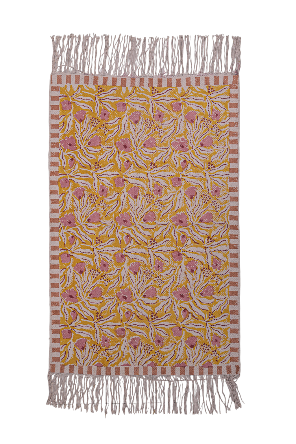 Sunblossom Garden Cotton Printed Rug
