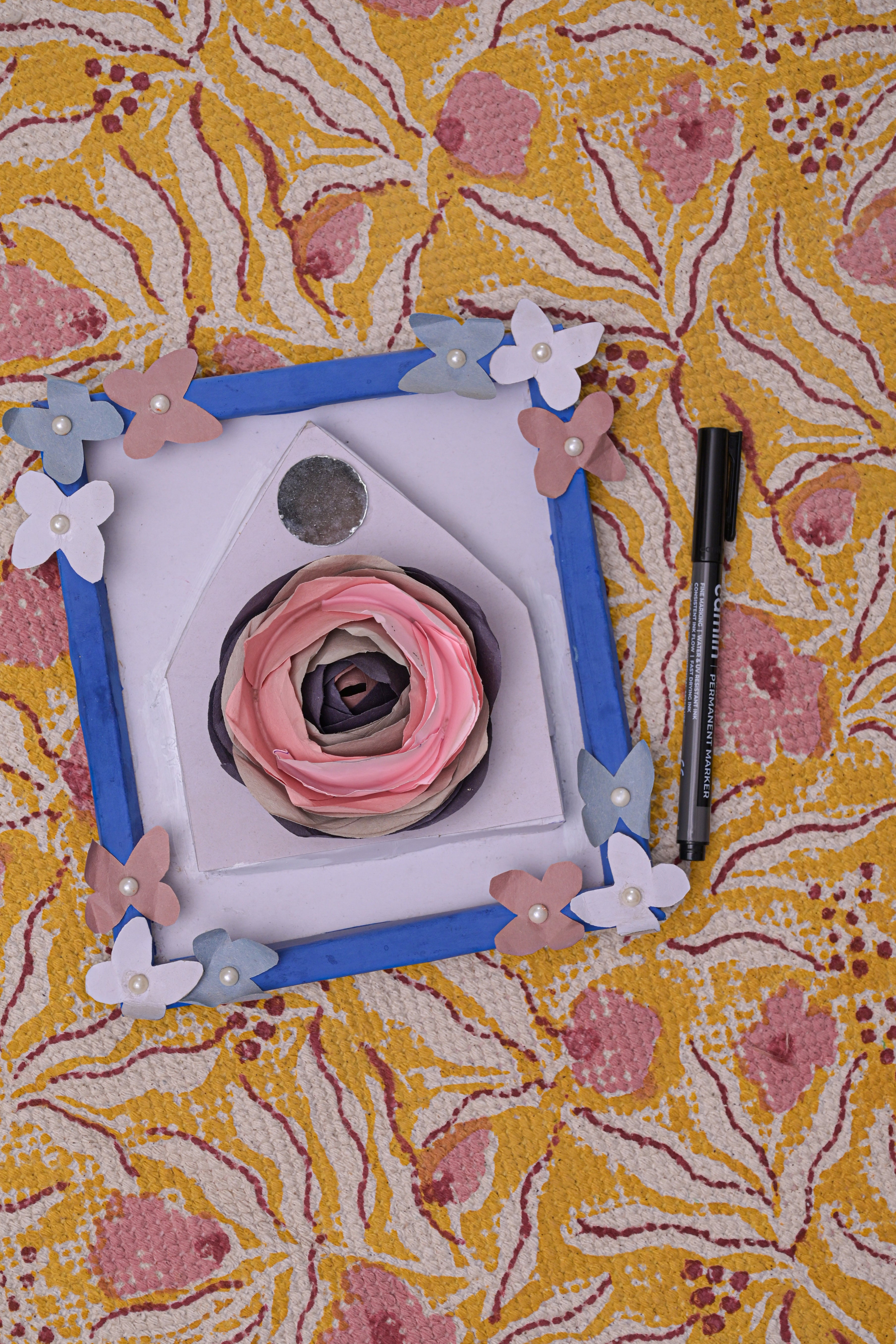 Sunblossom Garden Cotton Printed Rug