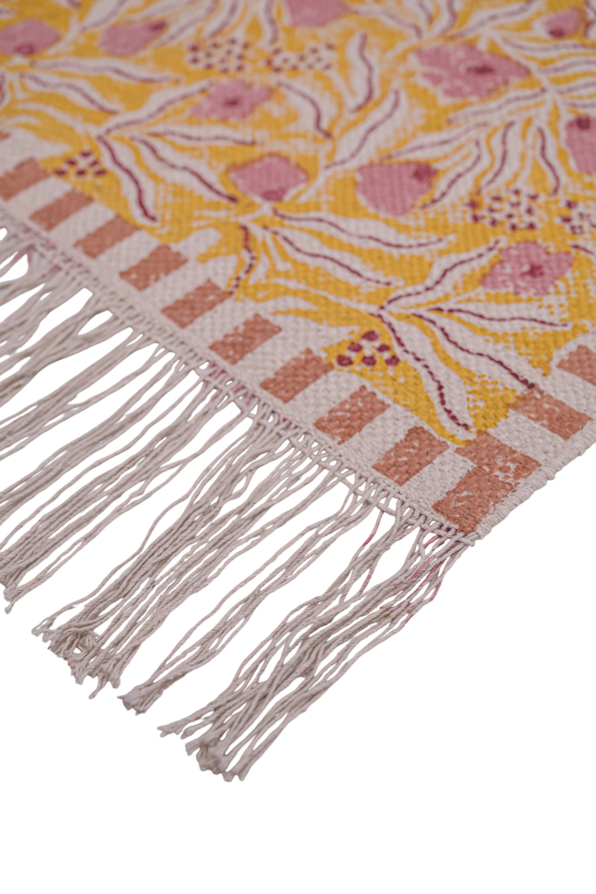 Sunblossom Garden Cotton Printed Rug