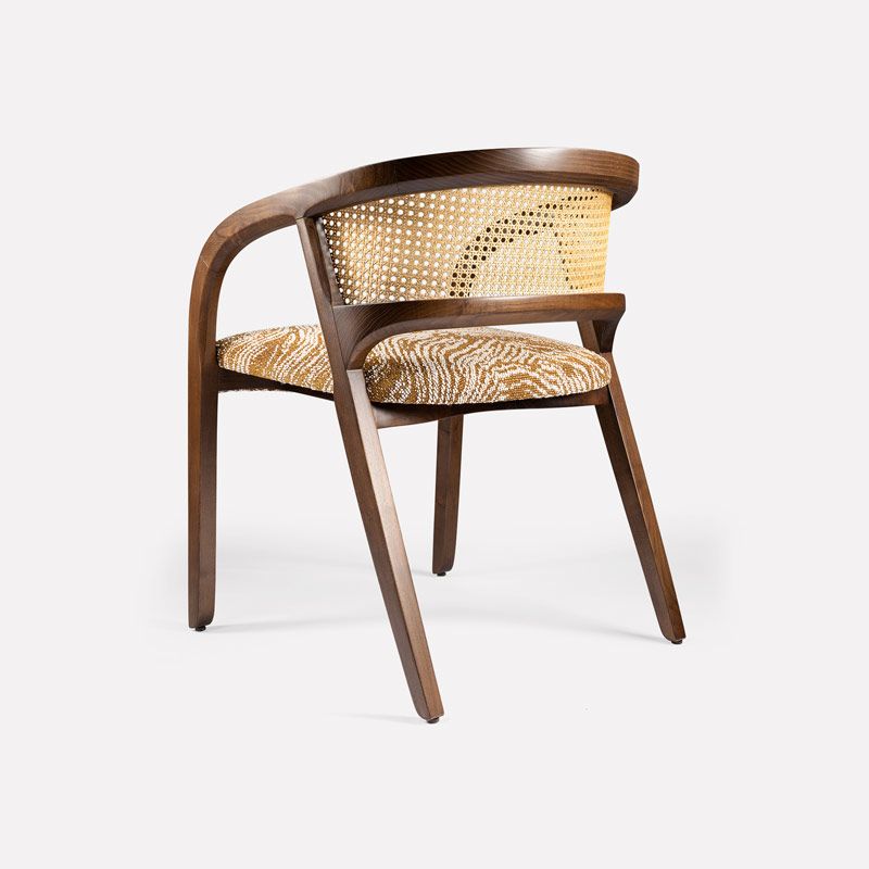 Sienna Cane Arm Dining Chair