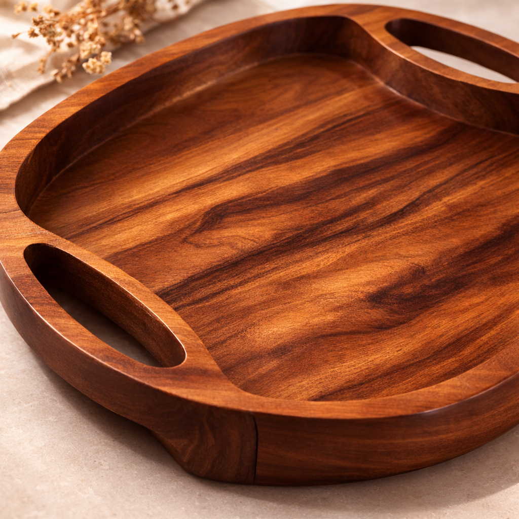 Arbora Round Serving Tray