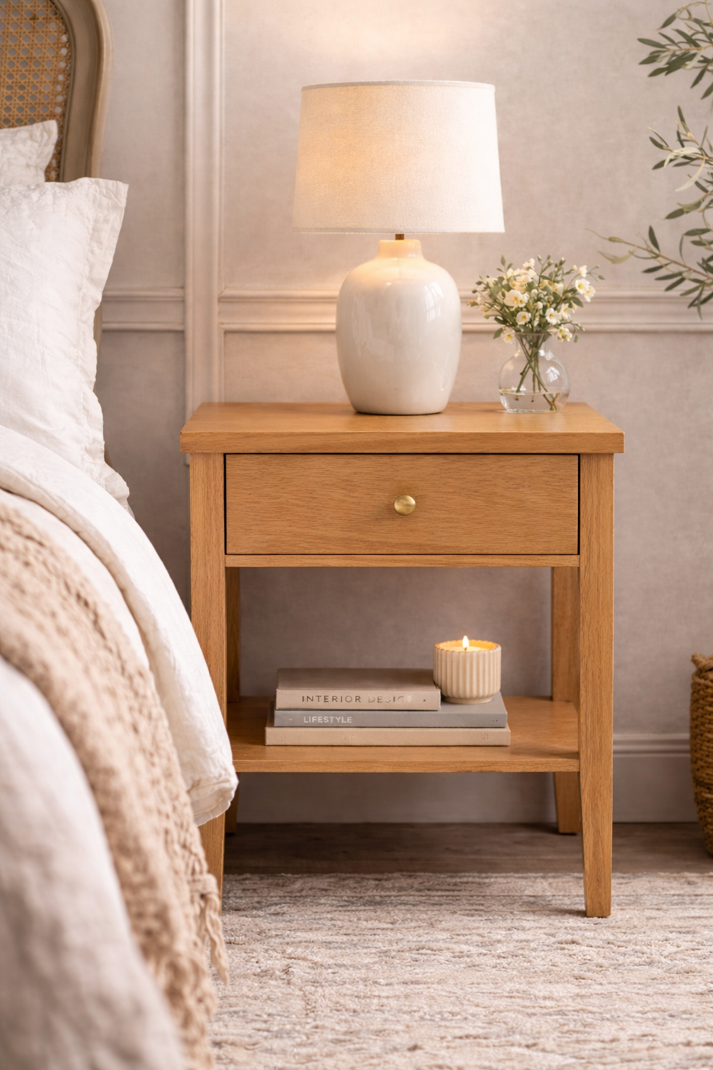 Arden Classic Bedside Table