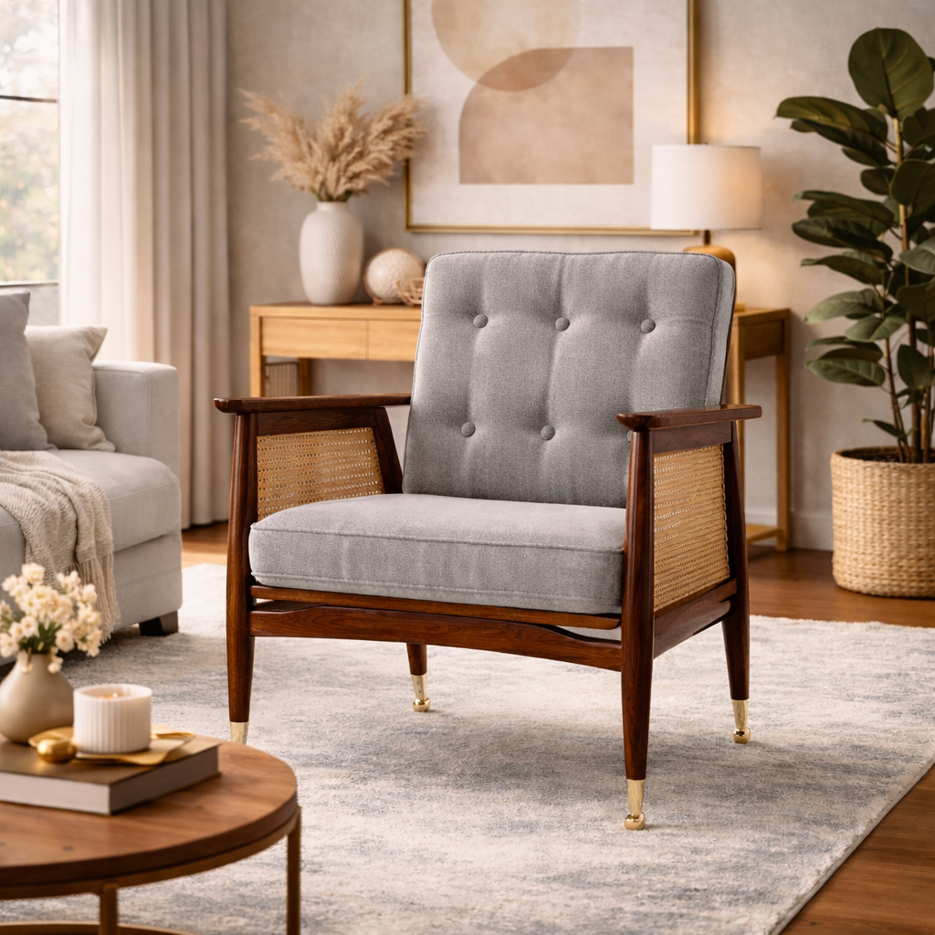 Arden Cane Lounge Chair