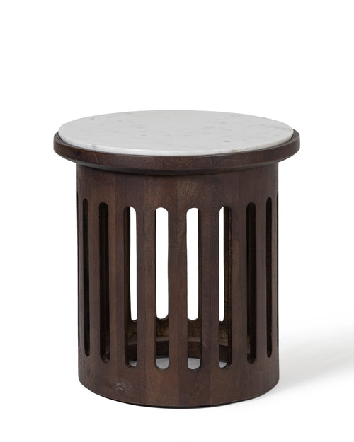 Arvella Marble Bedside Table