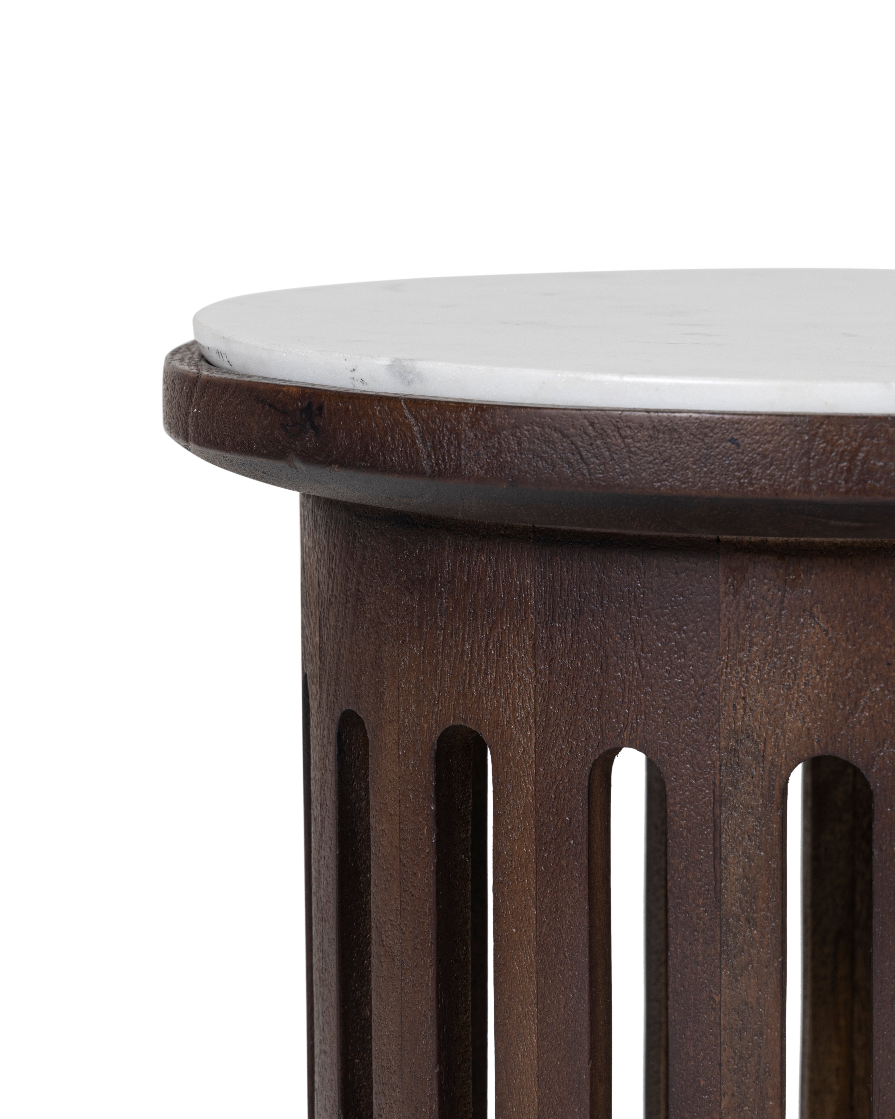 Arvella Marble Bedside Table