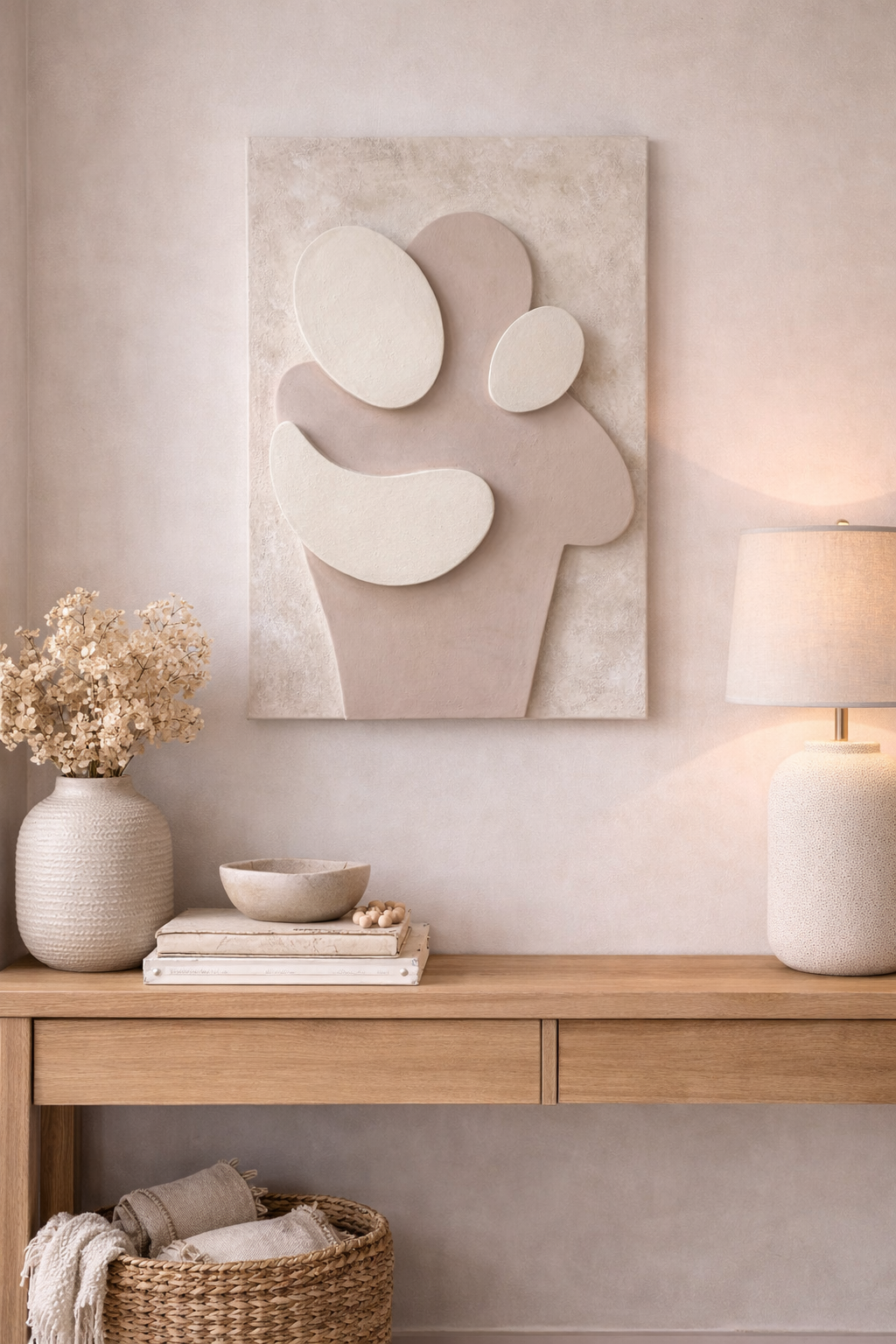 AuraForm Abstract Paper Mache Wall Art