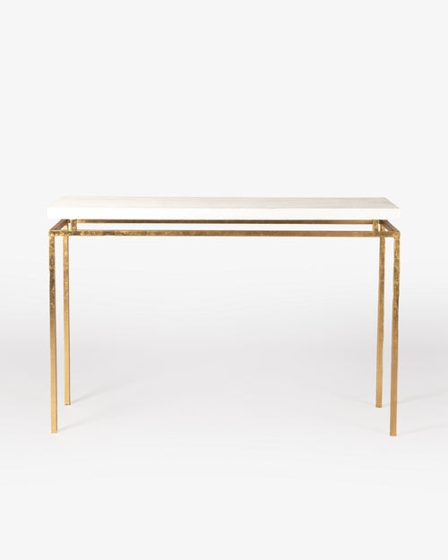 Aurielle Gold Frame Console Table