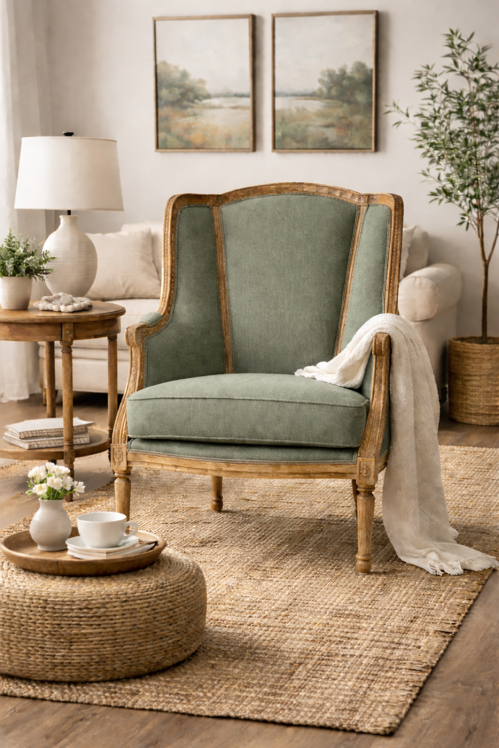 Aurielle Heritage Accent Arm Chair