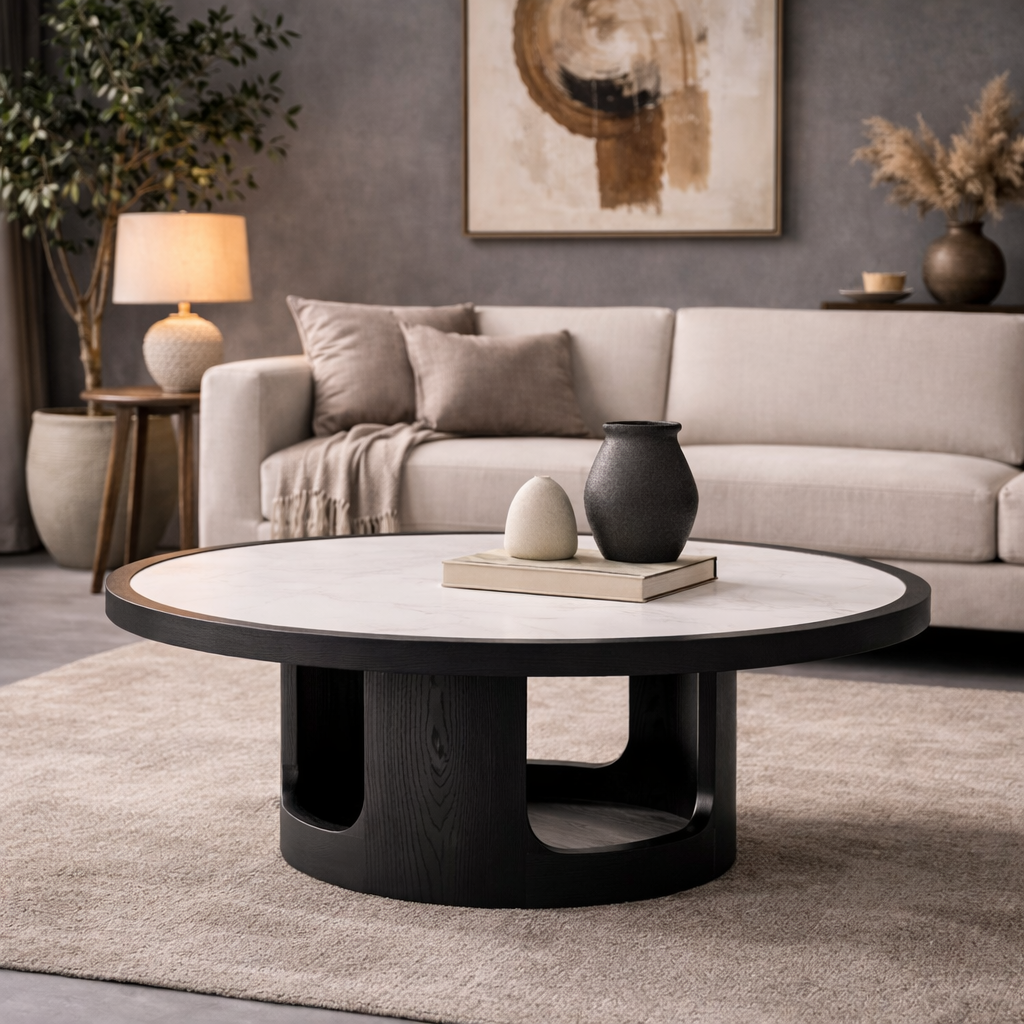 Aurora Marble Top Coffee Table