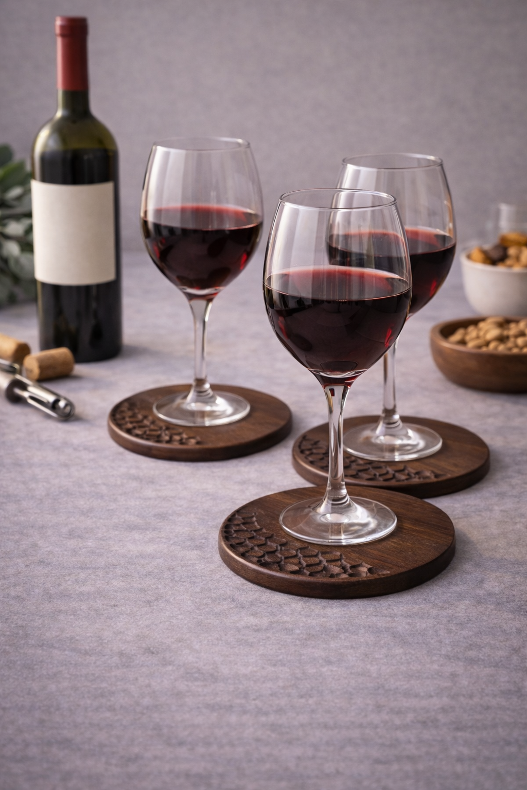 Carvella Artisan Coaster Set