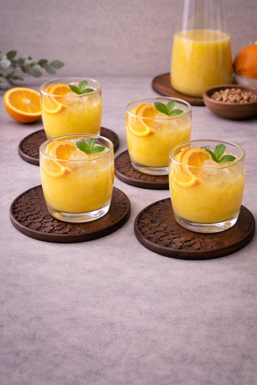 Carvella Artisan Coaster Set