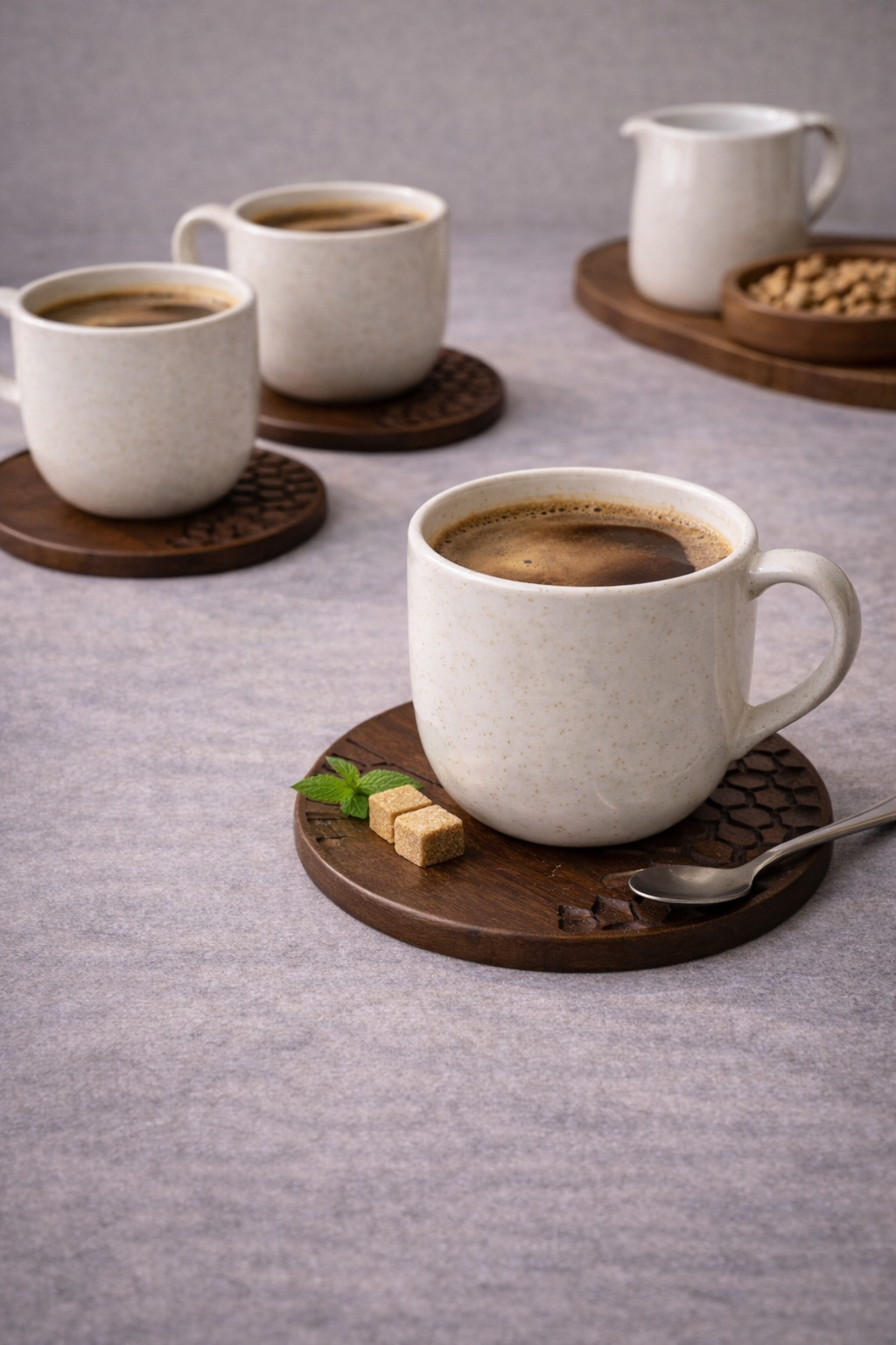 Carvella Artisan Coaster Set