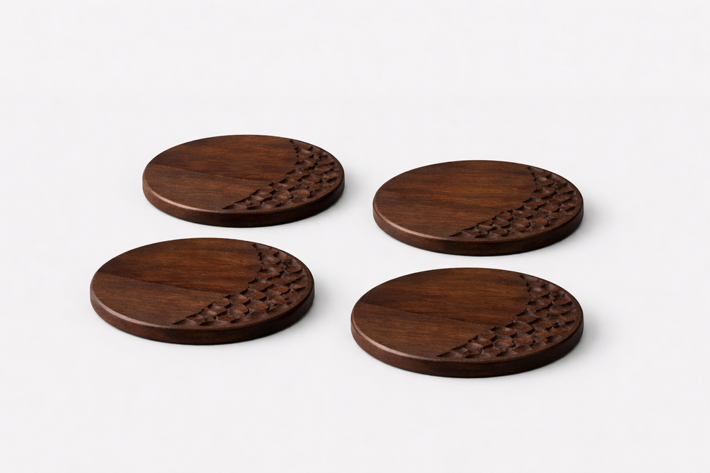 Carvella Artisan Coaster Set