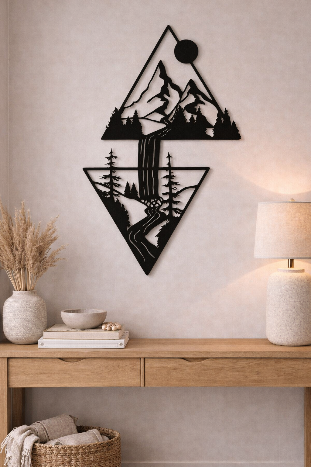 Cascade Peaks Metal Wall Art