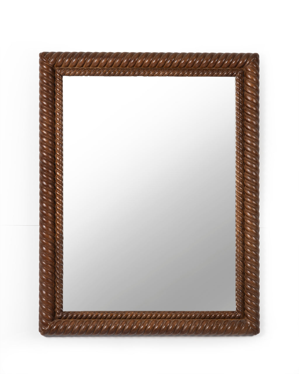 Cordelia Rope Carved Wooden Mirror