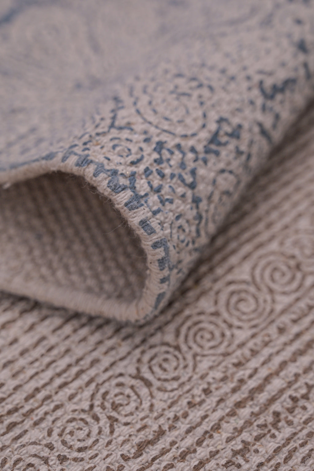 Indigo Haven Cotton Printed Rug