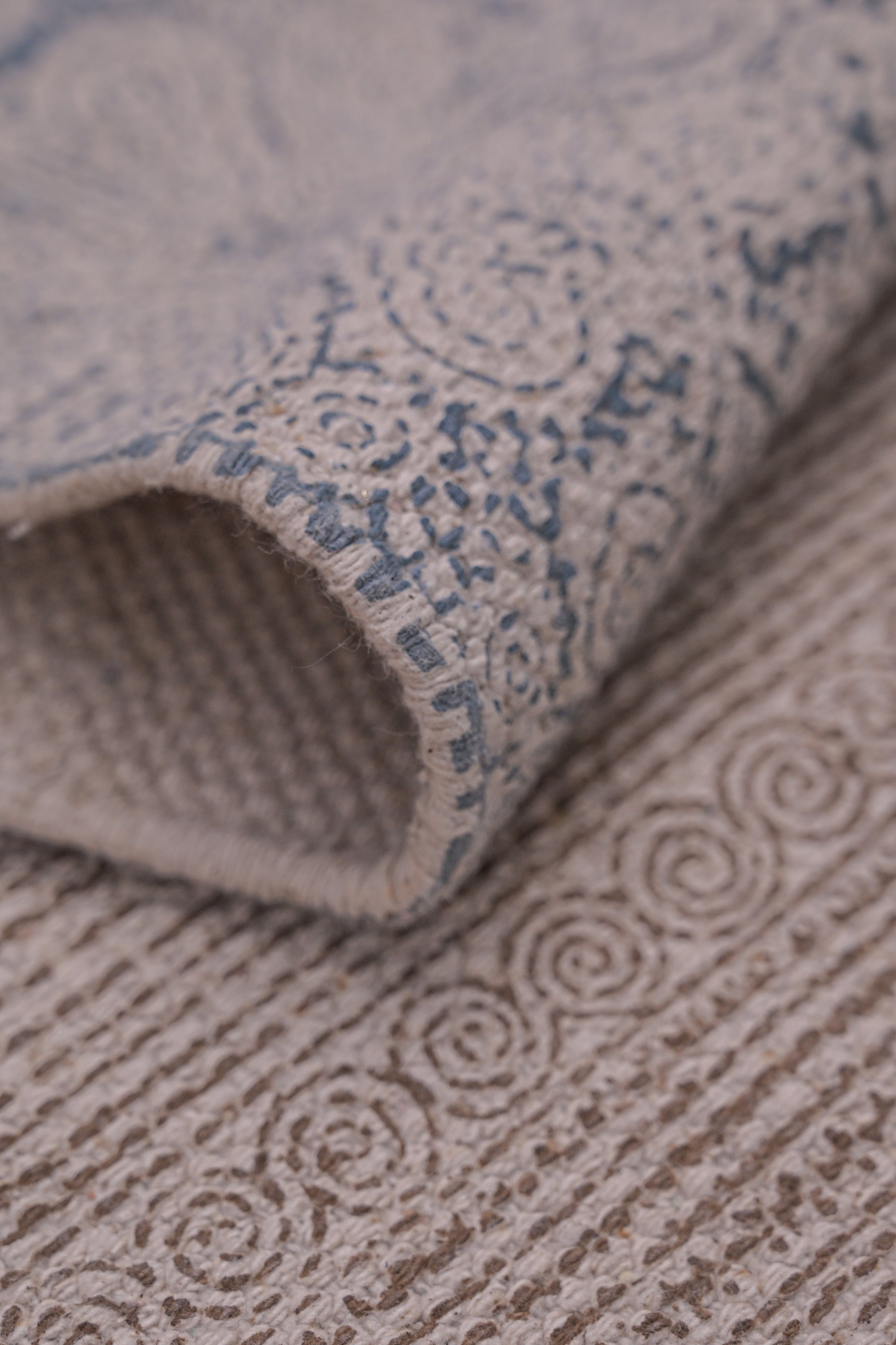 Indigo Haven Cotton Printed Rug