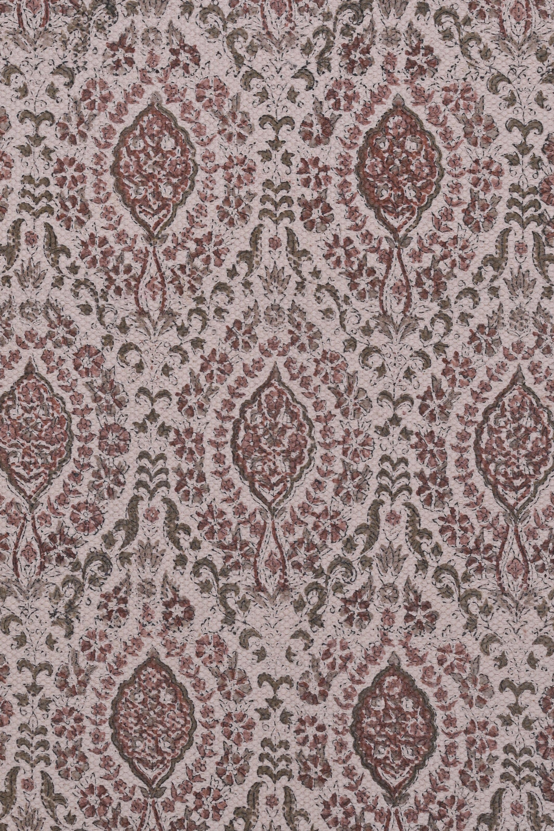 Rustic Paisley Trail Cotton Runner Rug