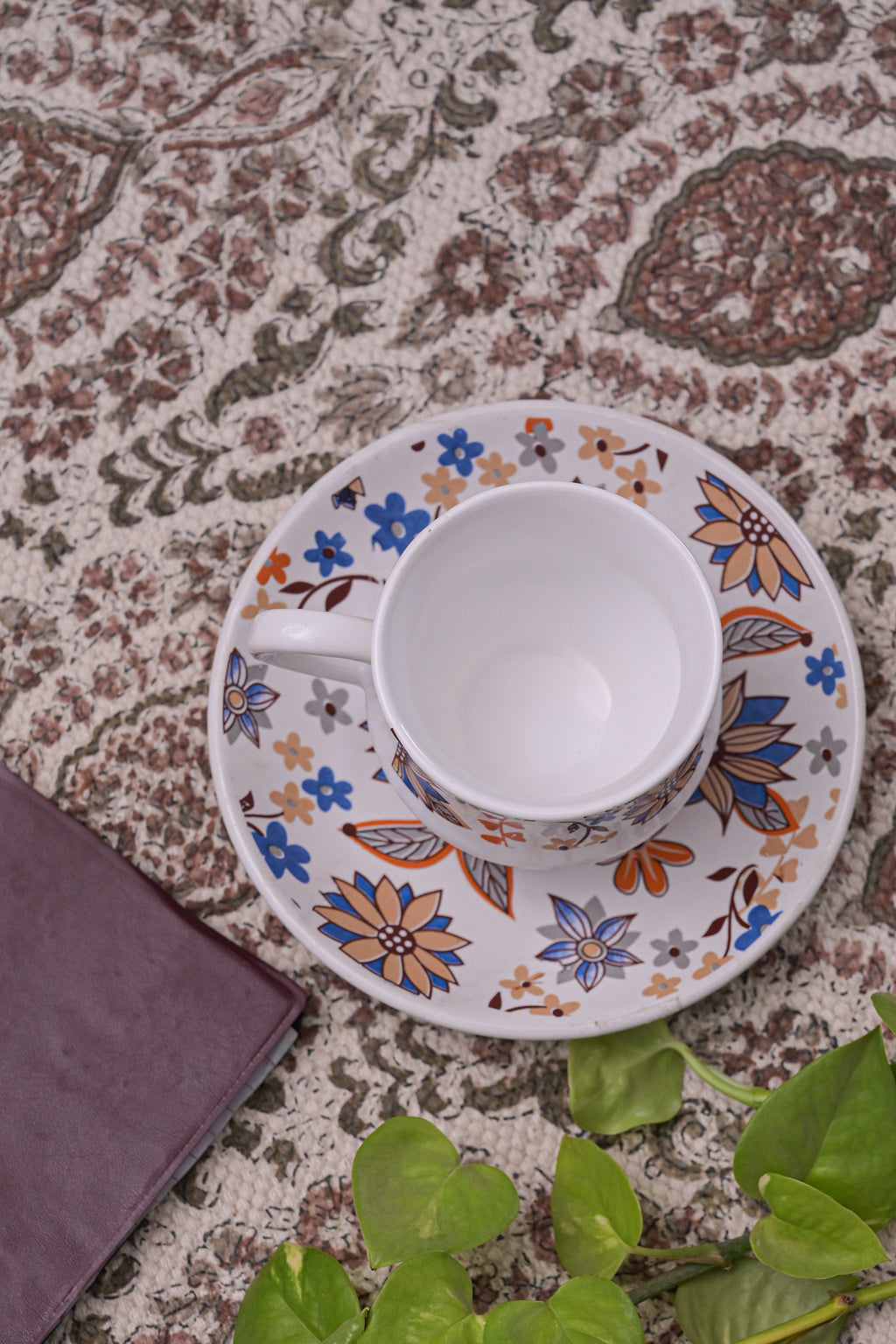 Rustic Paisley Trail Cotton Runner Rug