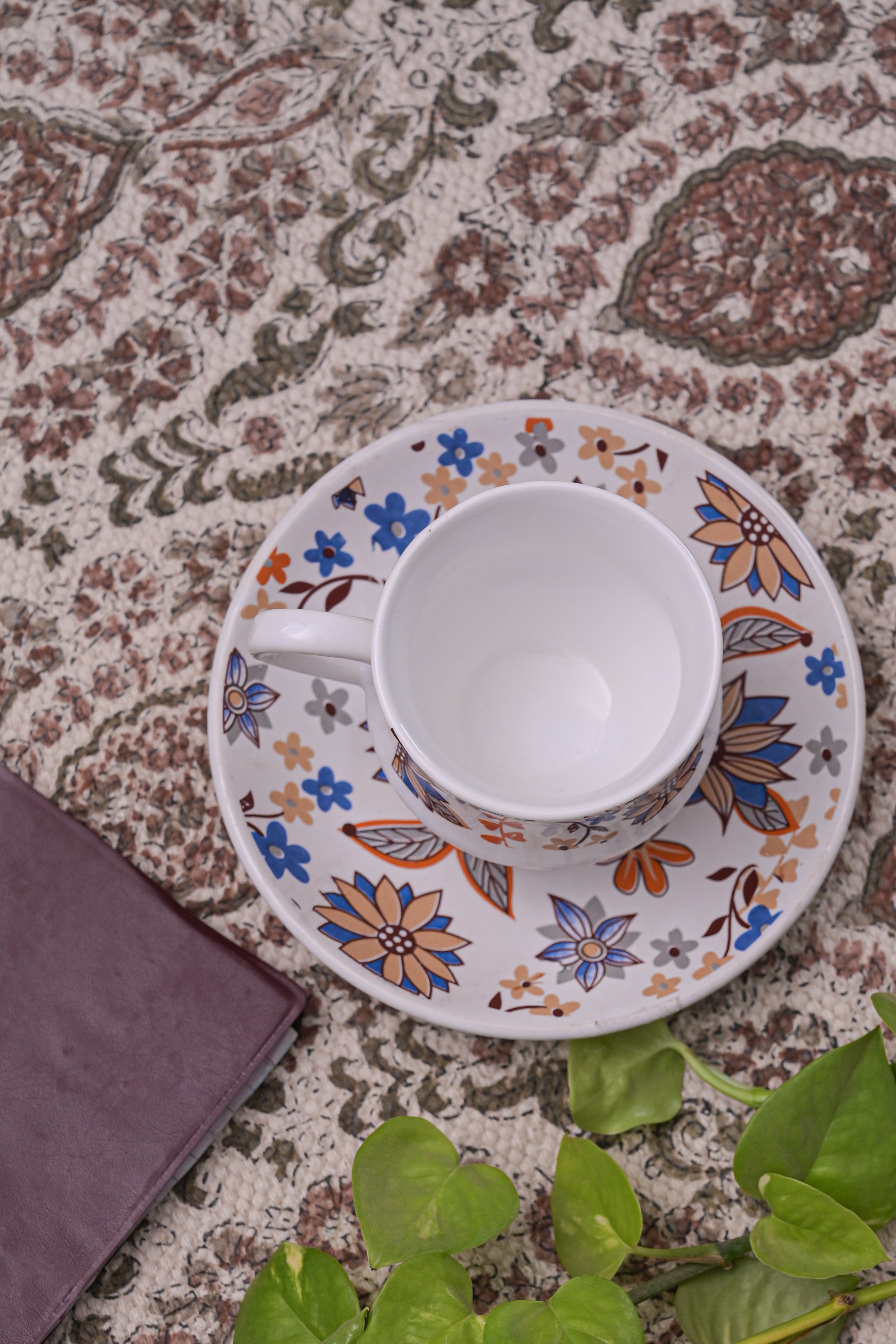 Rustic Paisley Trail Cotton Runner Rug