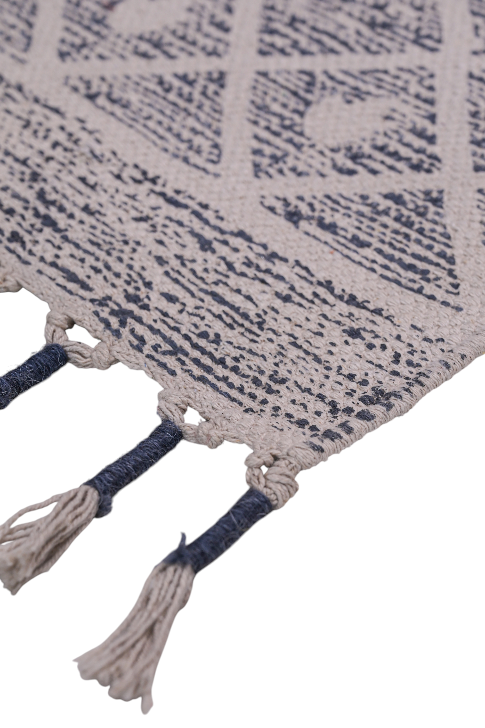 Nomad Weave Geometric Cotton Rug