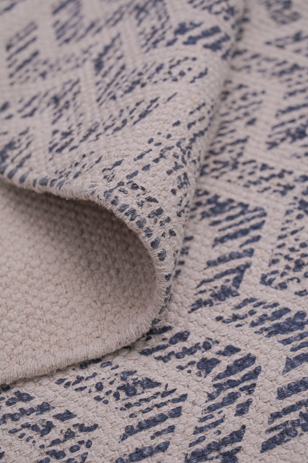 Nomad Weave Geometric Cotton Rug