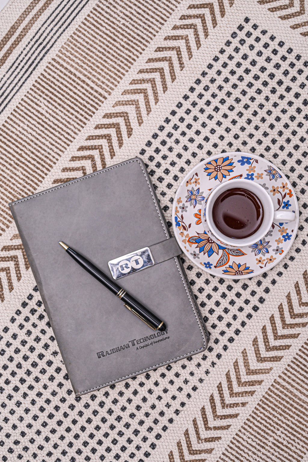 Terra Lines Geometric Cotton Rug