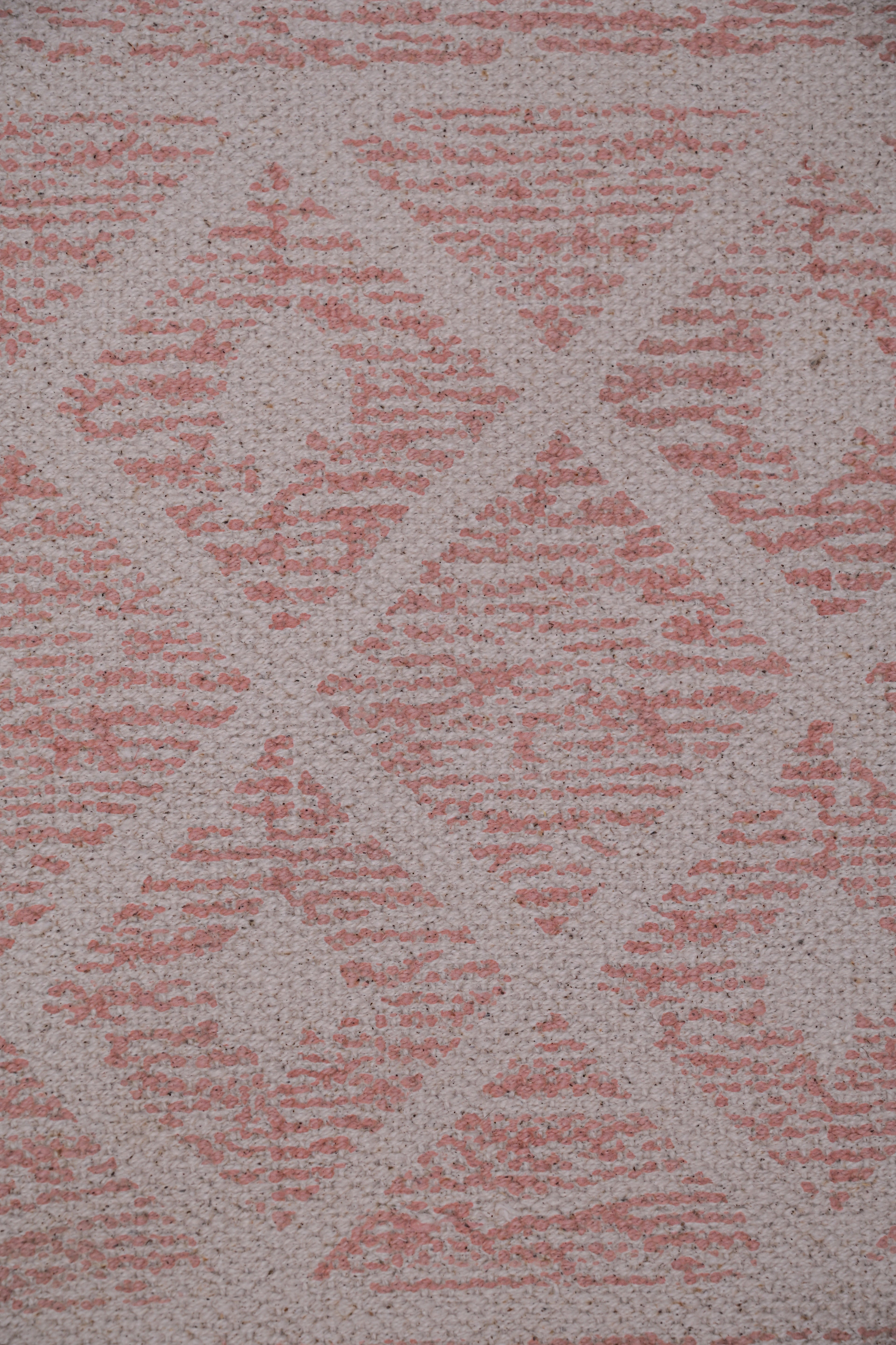 Blush Nomad Tribal Cotton Rug