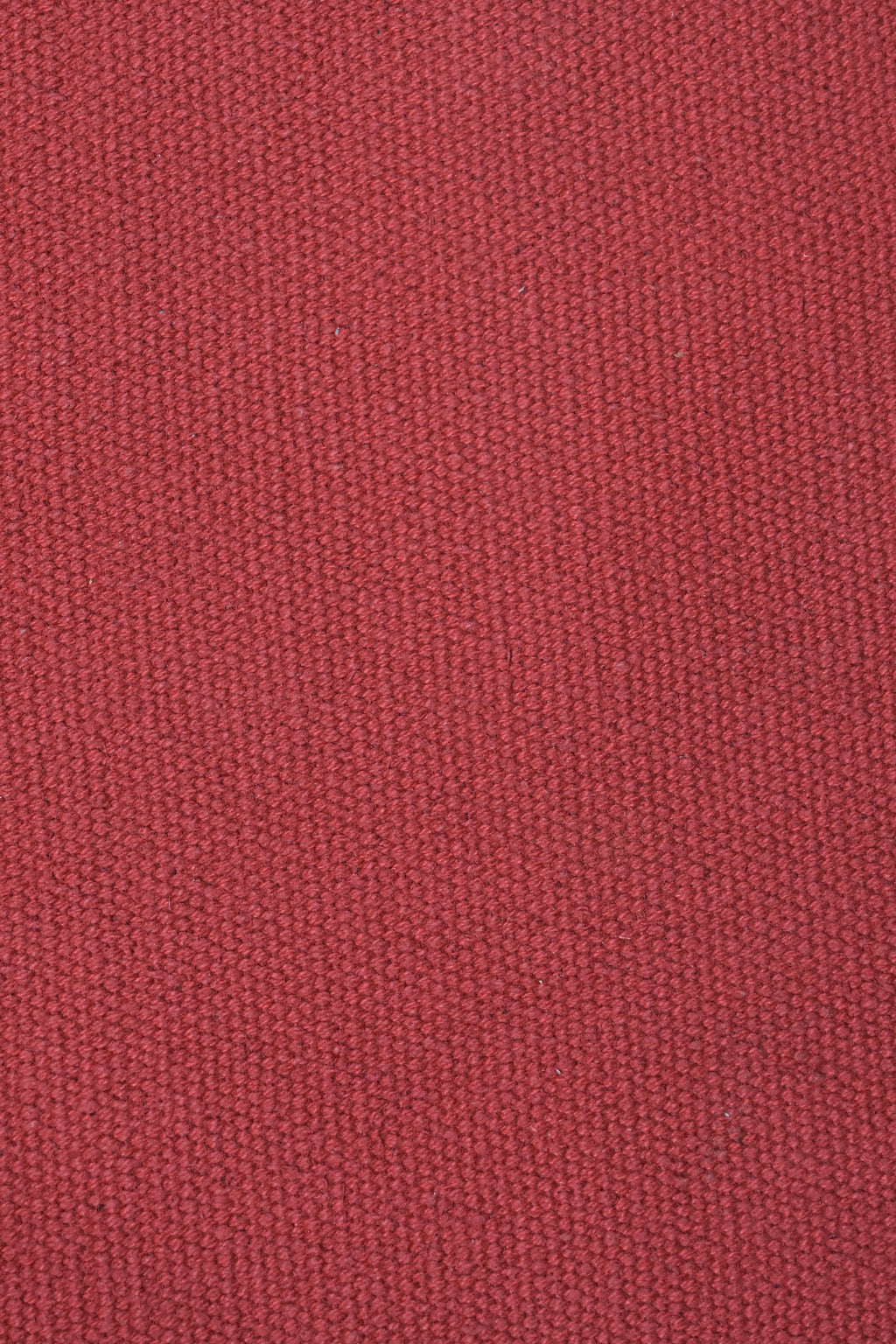 Crimson Earth Solid Cotton Rug