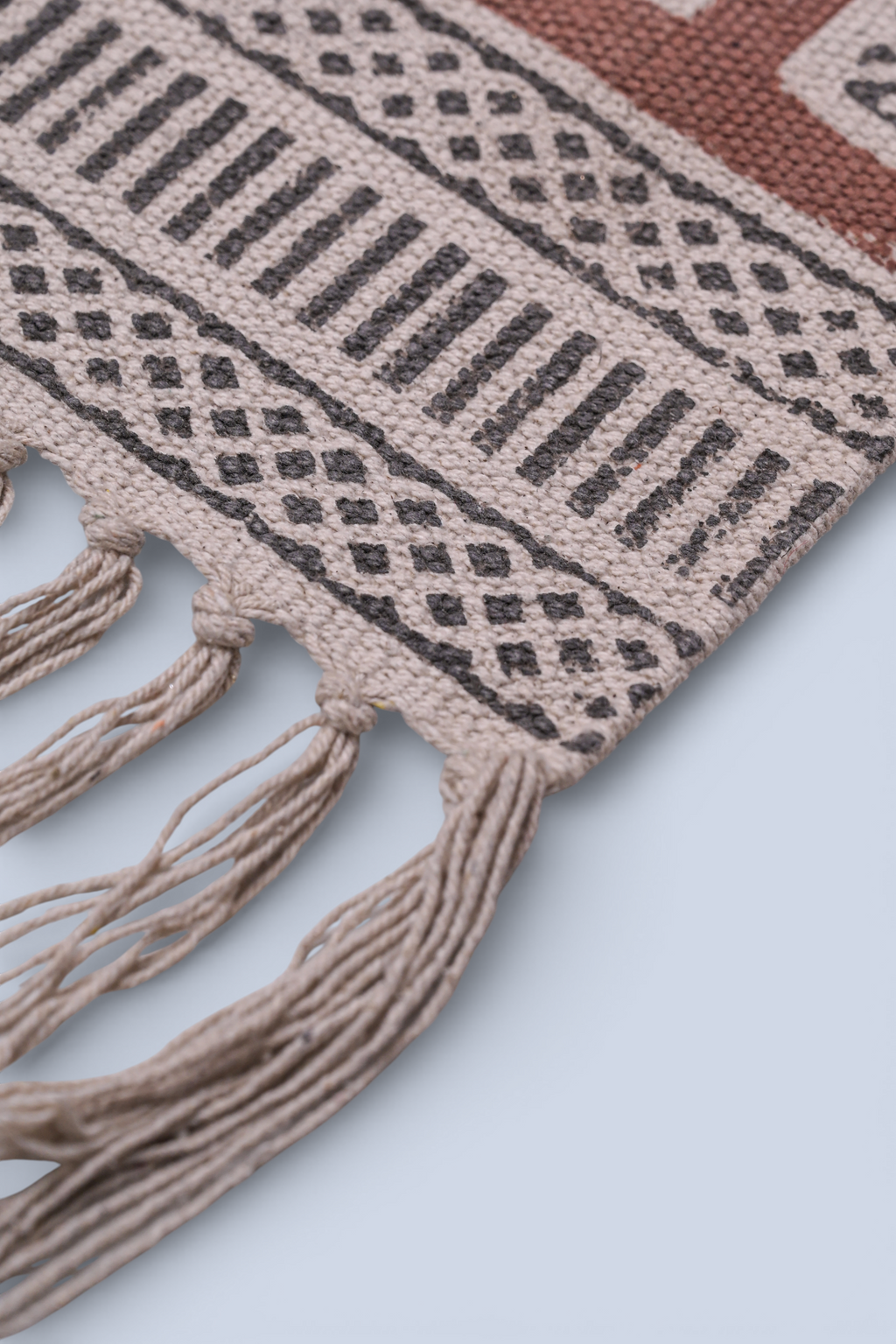 Heritage Stripe Mosaic Cotton Rug