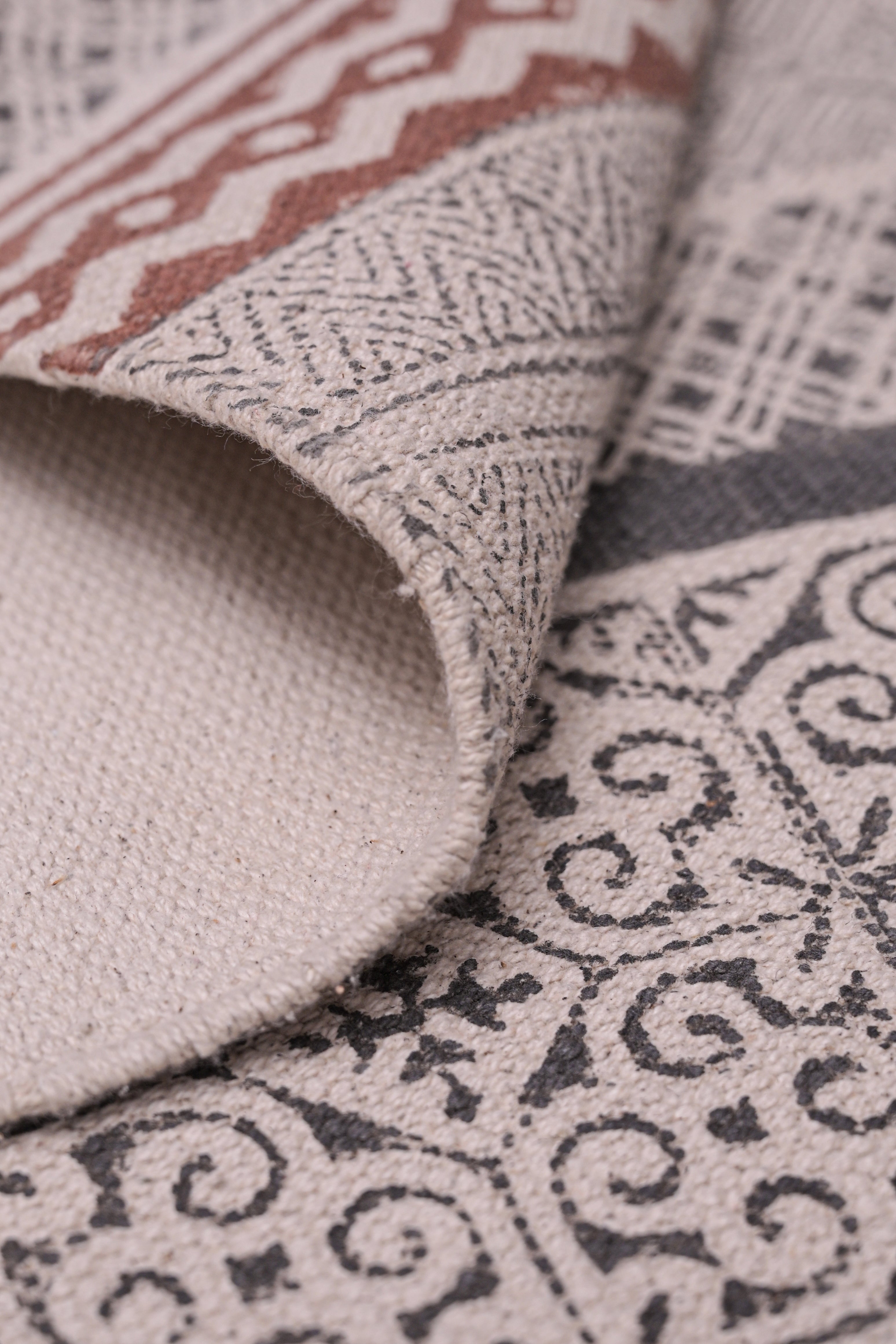 Heritage Stripe Mosaic Cotton Rug