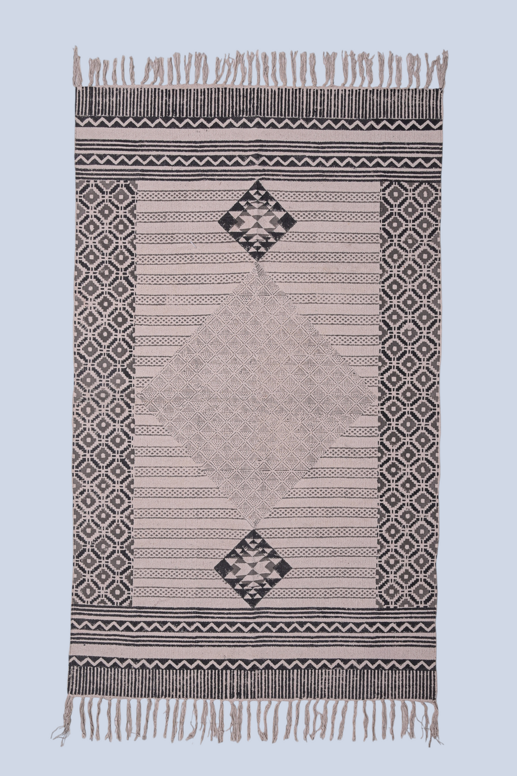 Nomad Axis Geometric Cotton Rug