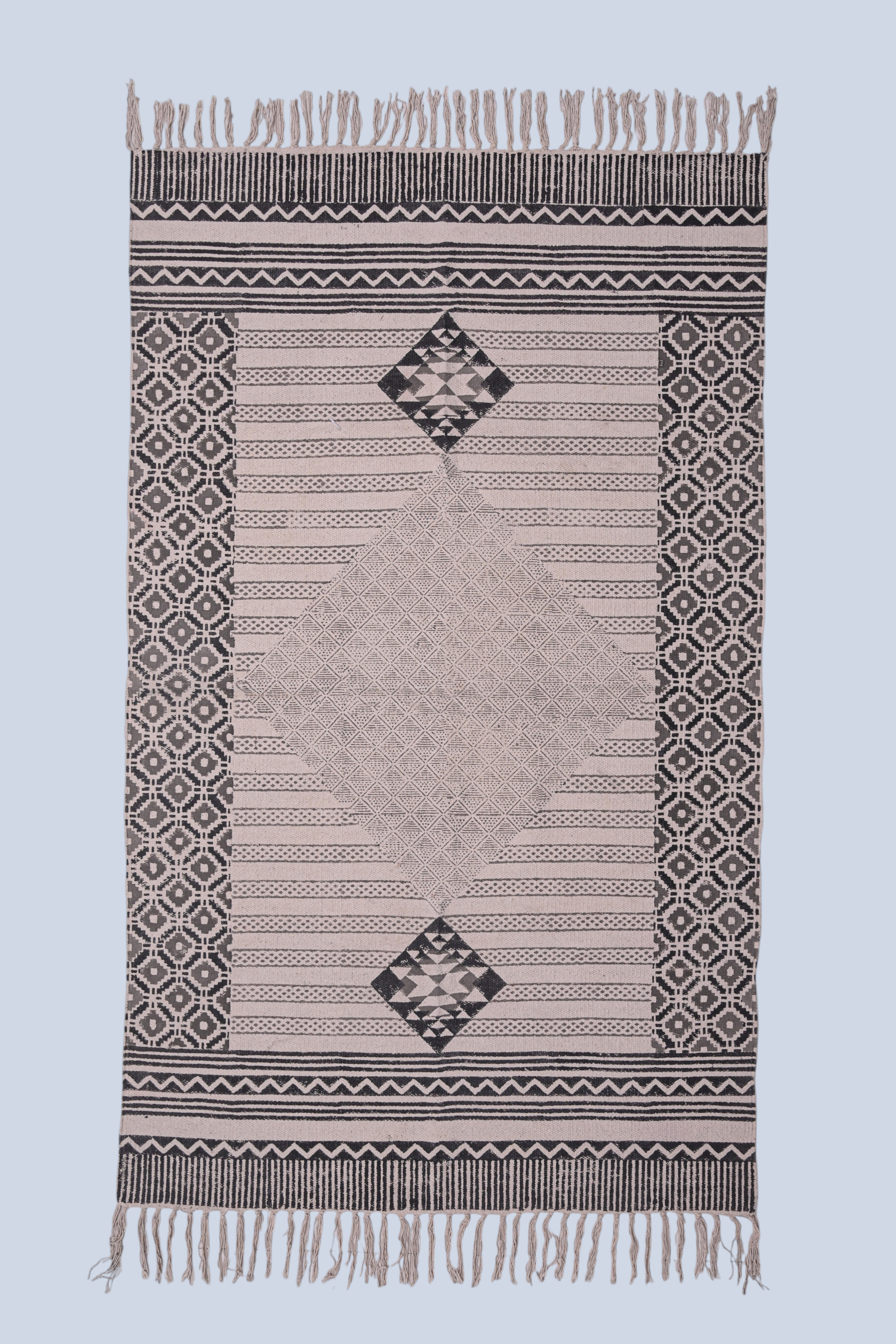 Nomad Axis Geometric Cotton Rug