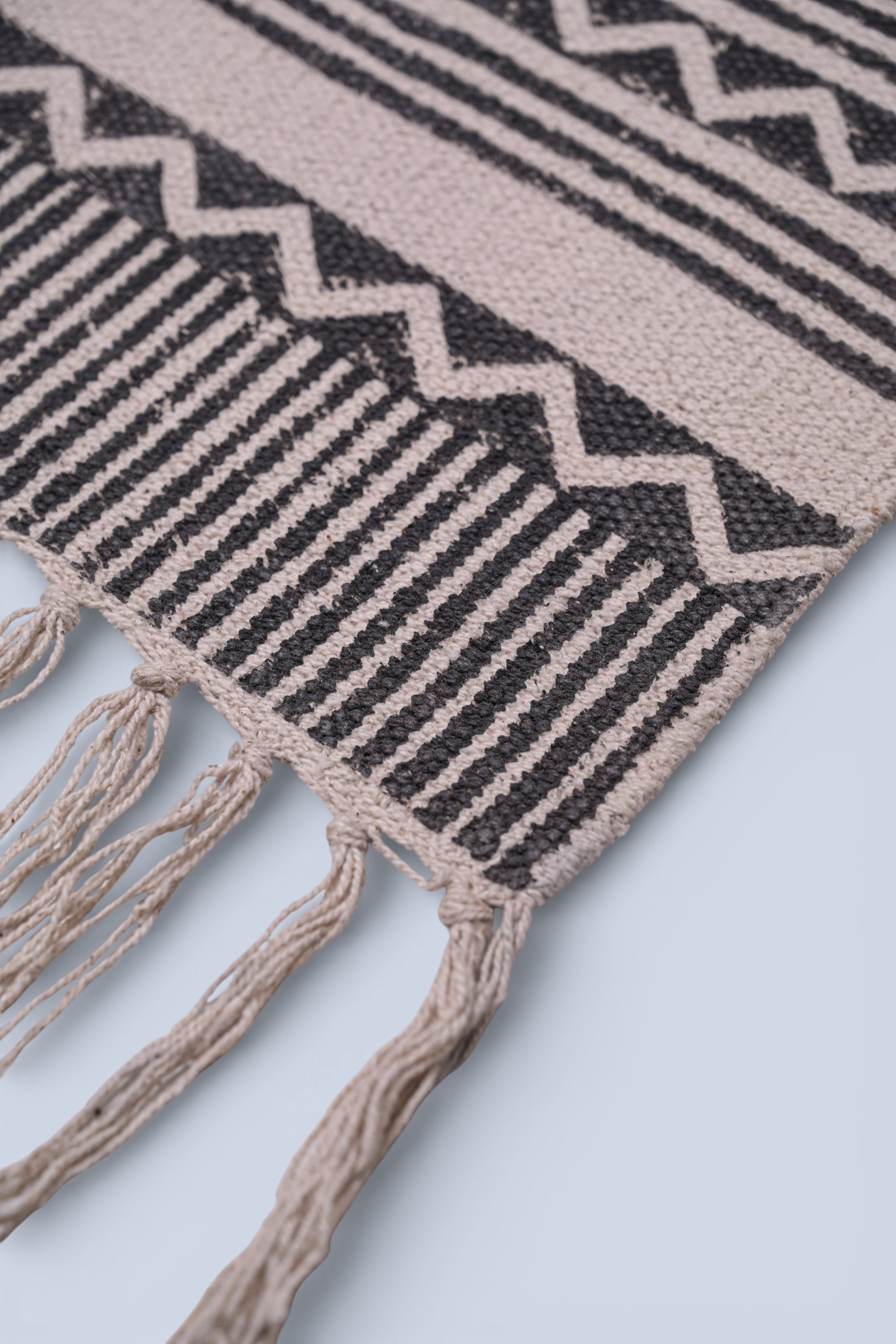 Nomad Axis Geometric Cotton Rug