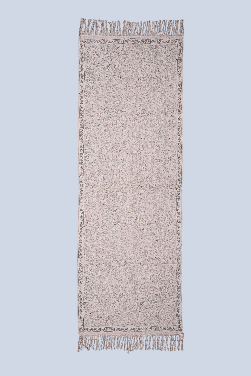 Ivory Whisper Botanical Cotton Runner