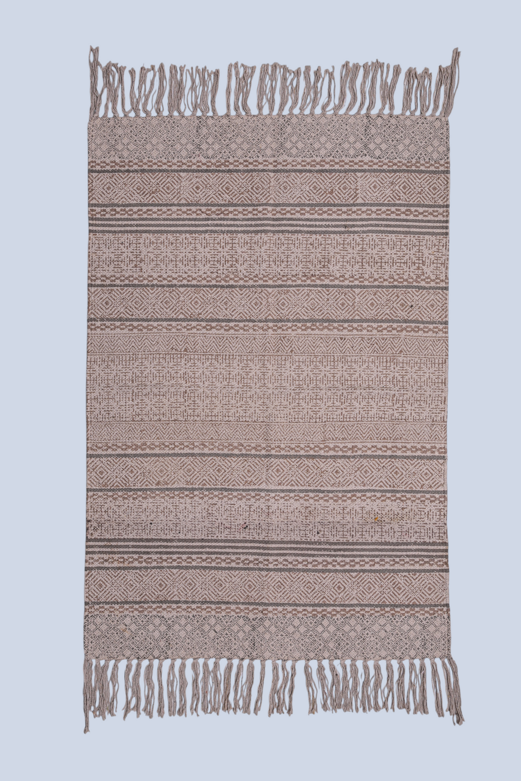 Earthline Tribal Stripe Cotton Rug