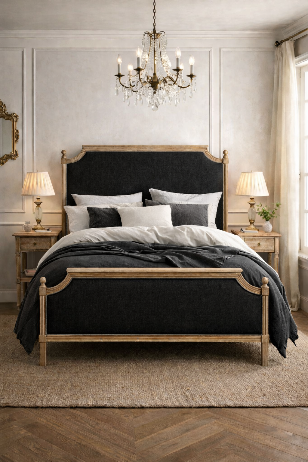 ELORA French Upholstered Bed