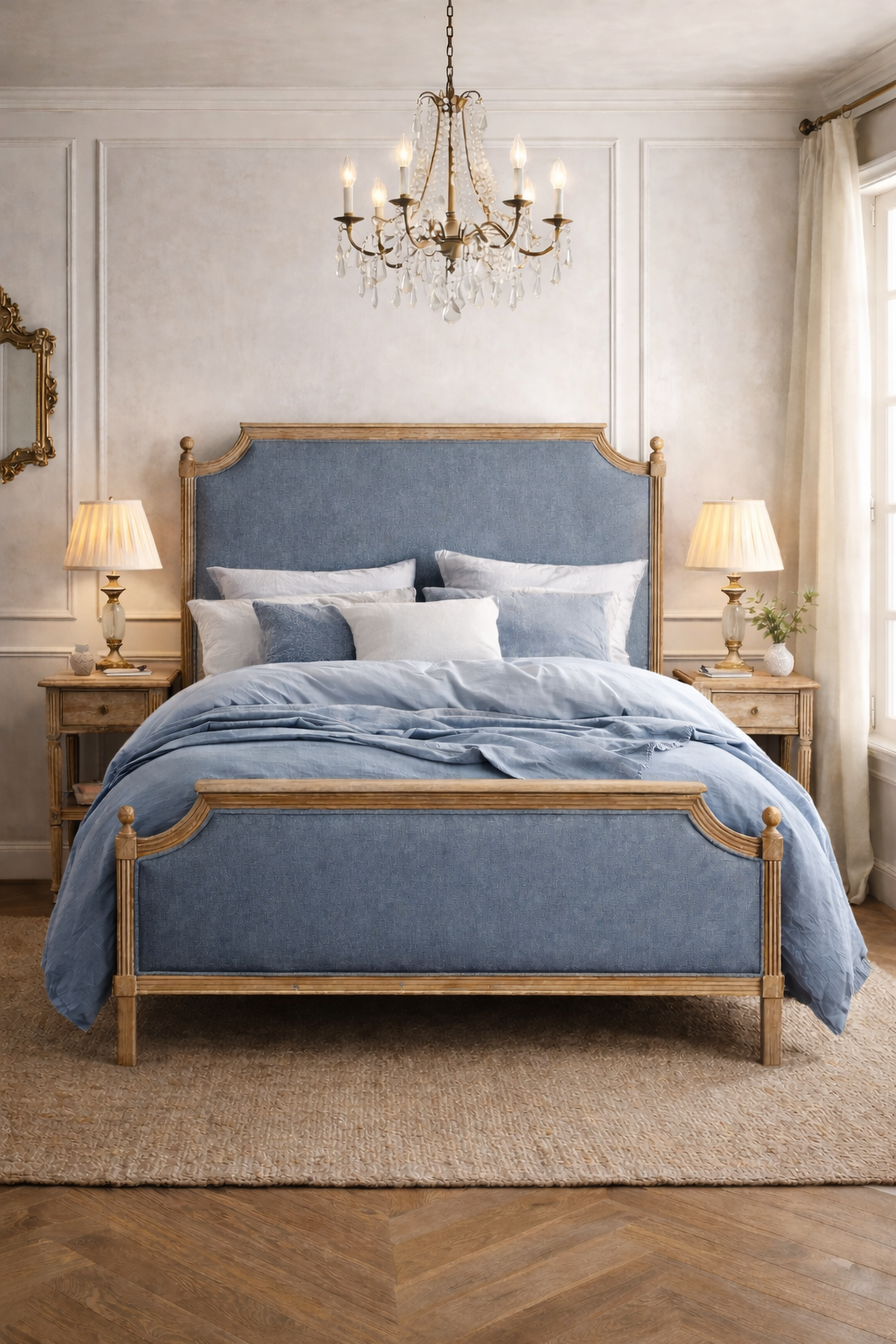 ELORA French Upholstered Bed