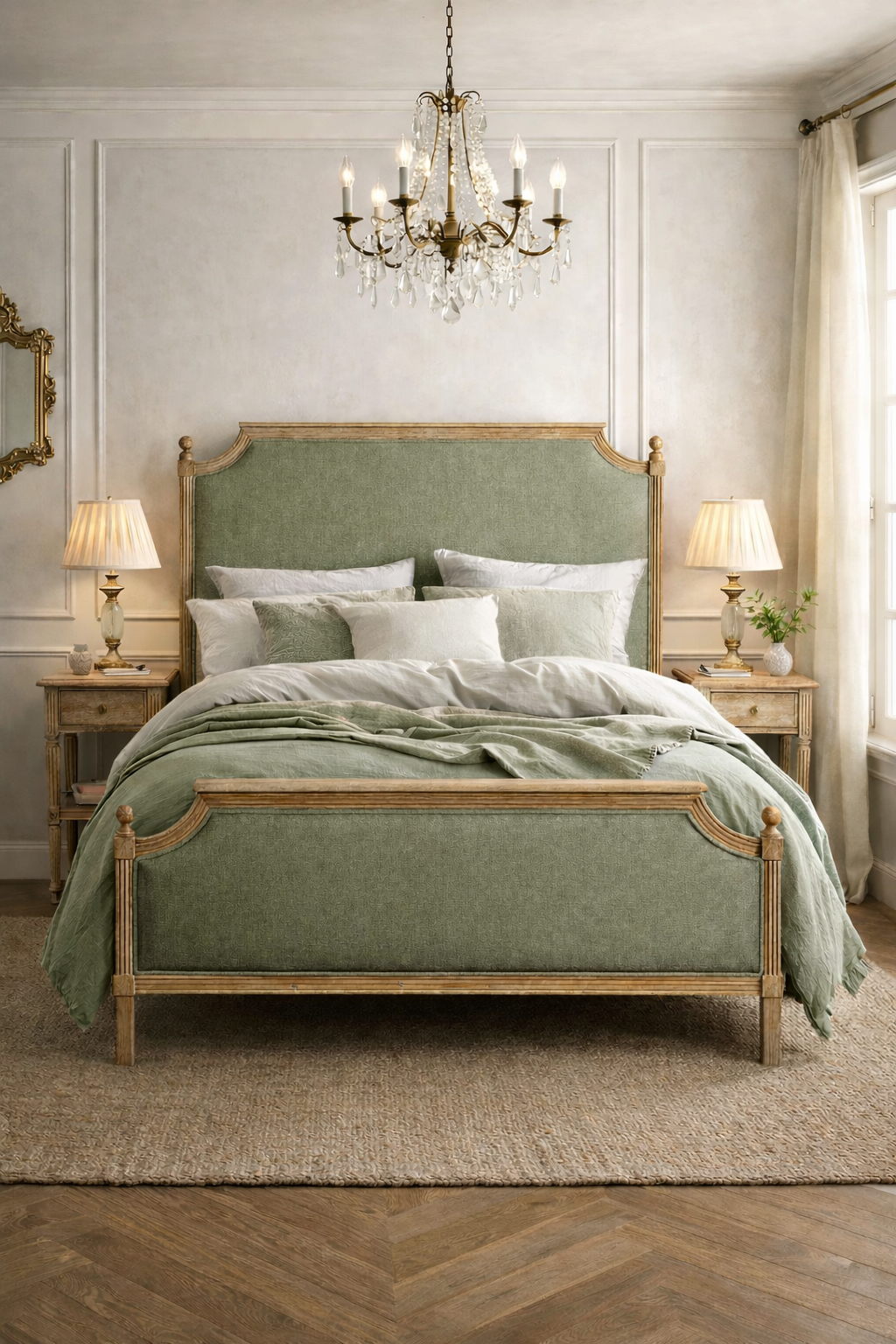 ELORA French Upholstered Bed