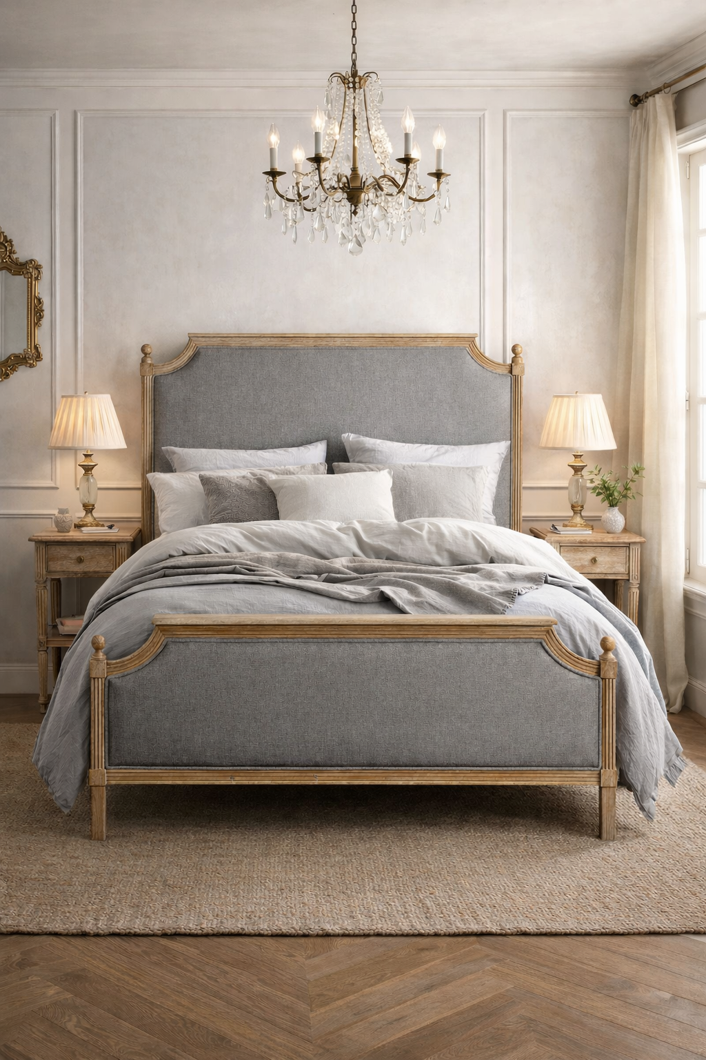 ELORA French Upholstered Bed