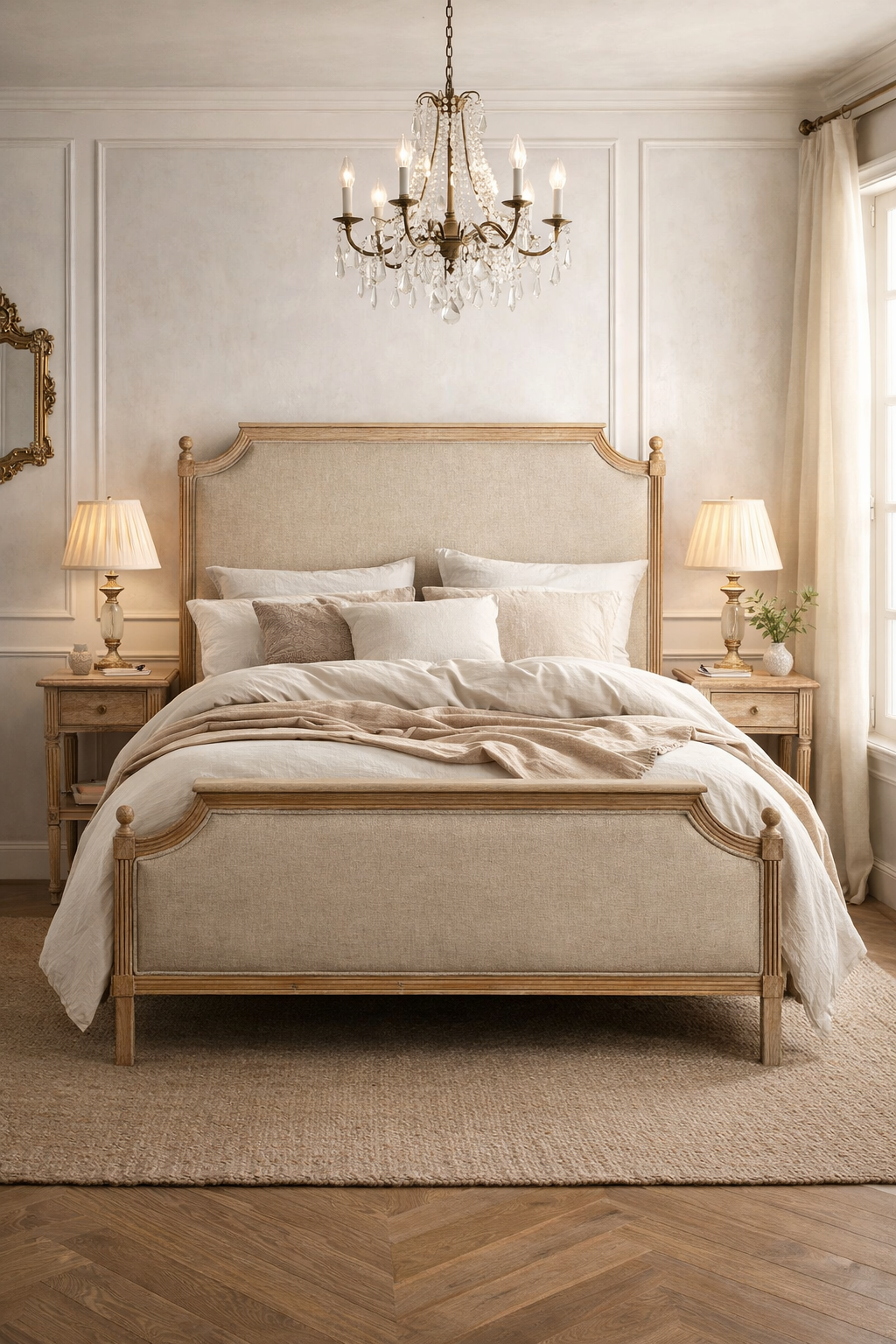 ELORA French Upholstered Bed