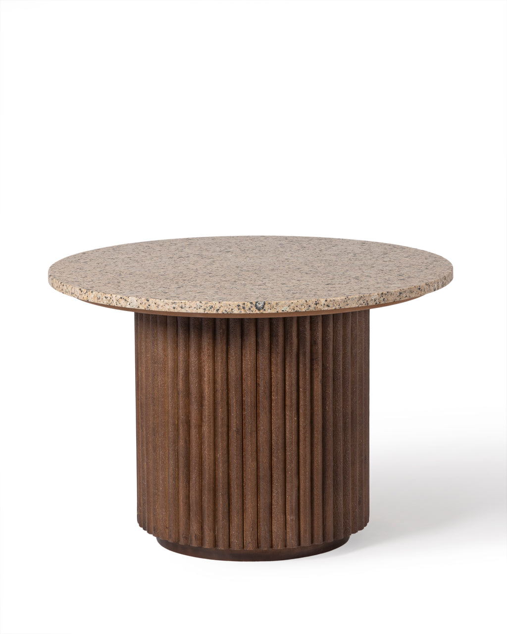Lorenzo Terrazzo Fluted Side Table