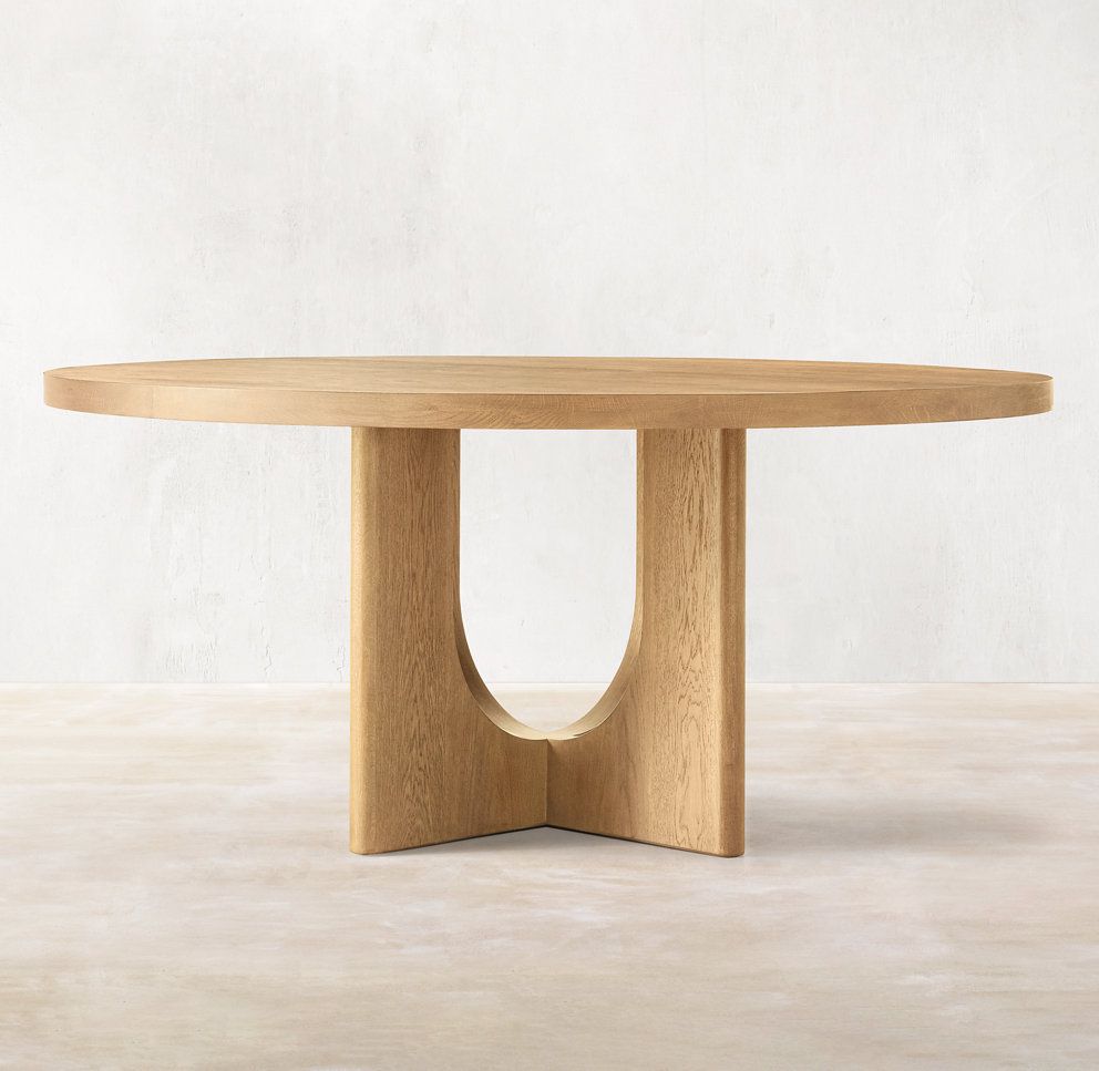 Luma Arc Round Dining Table