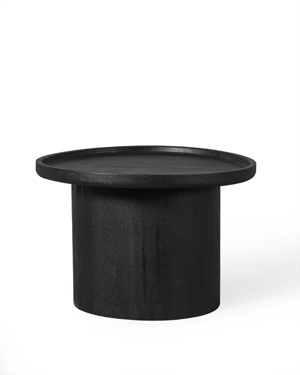 Noir Pedestal Side Table