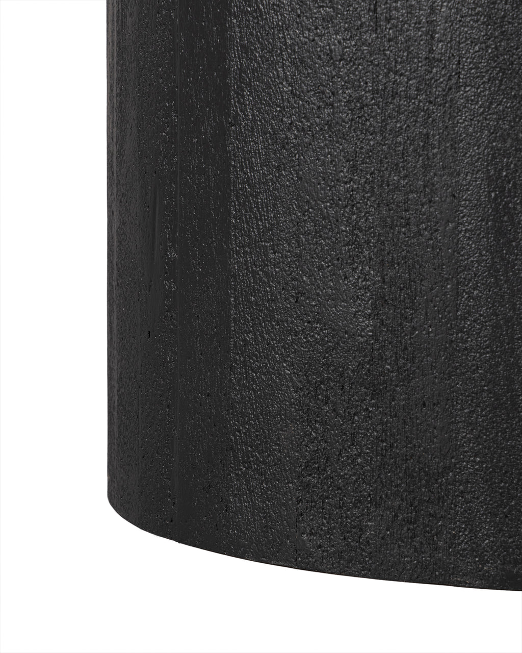 Noir Pedestal Side Table