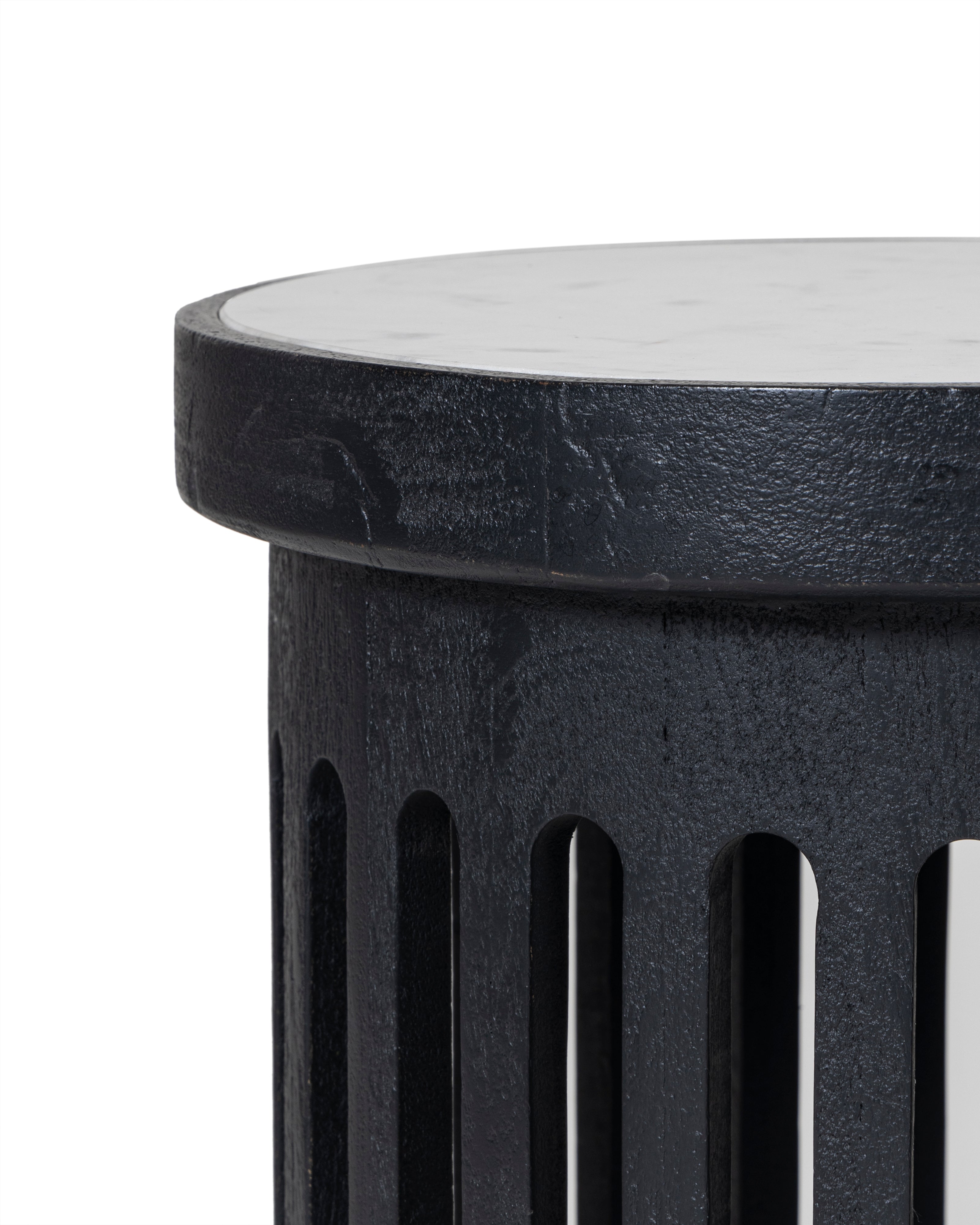 Noirva Marble Bedside Table