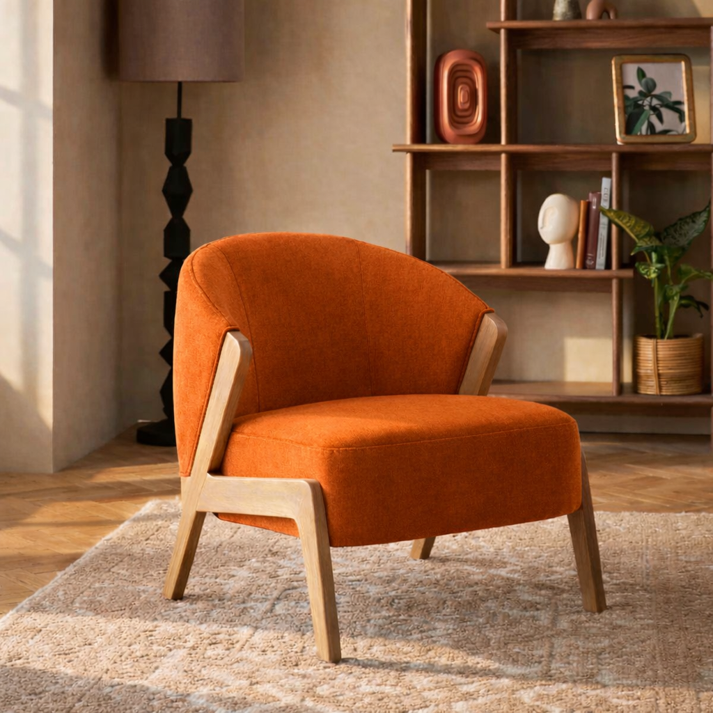 Solara Lounge Accent Chair - JIVANSH ARTS